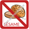 Allergène sésame interdit