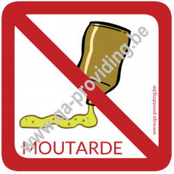 Allergène moutarde interdit